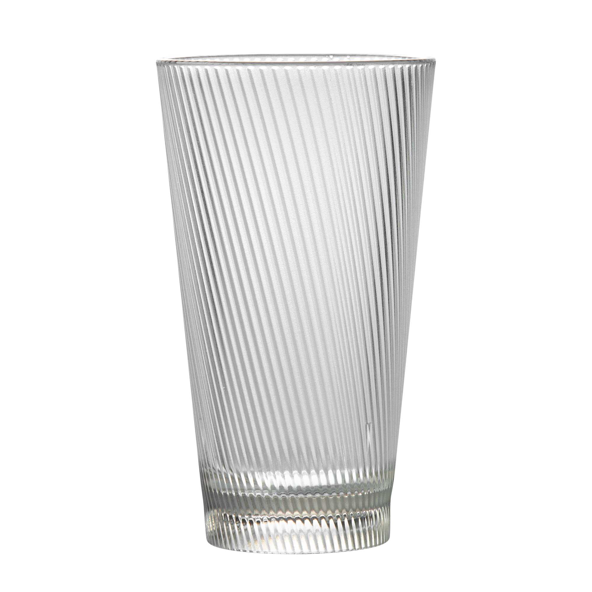 Bev Tek 16 oz Clear SAN Plastic Tumbler - 48 count box