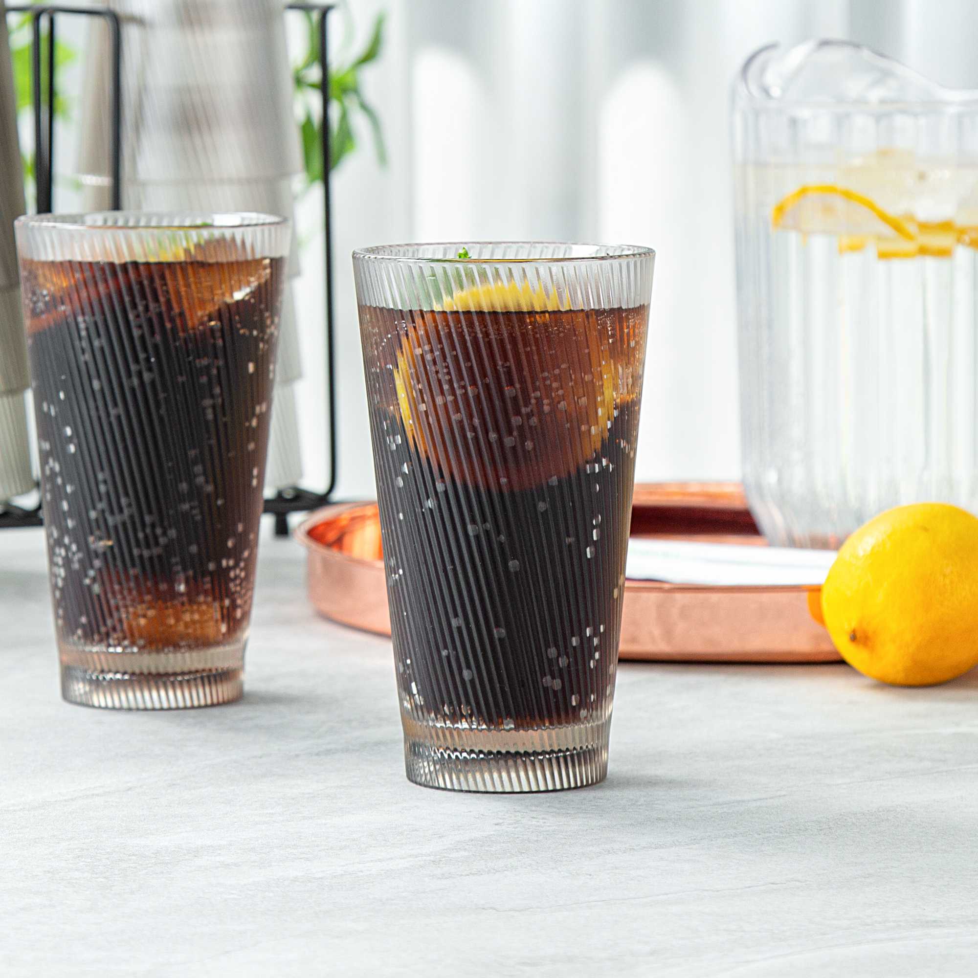 Bev Tek 16 oz Clear SAN Plastic Tumbler - 48 count box