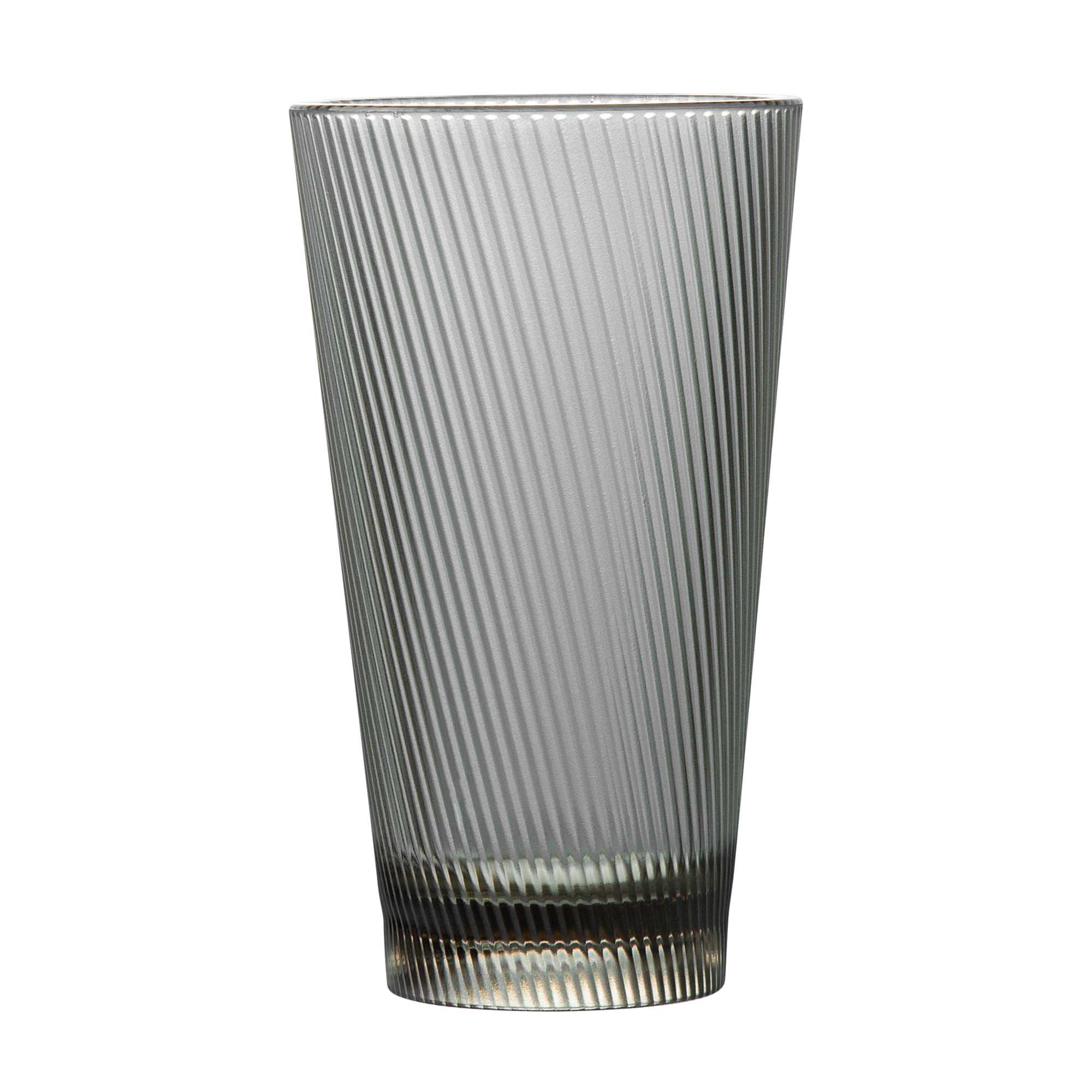 Bev Tek 16 oz Gray SAN Plastic Tumbler - 48 count box