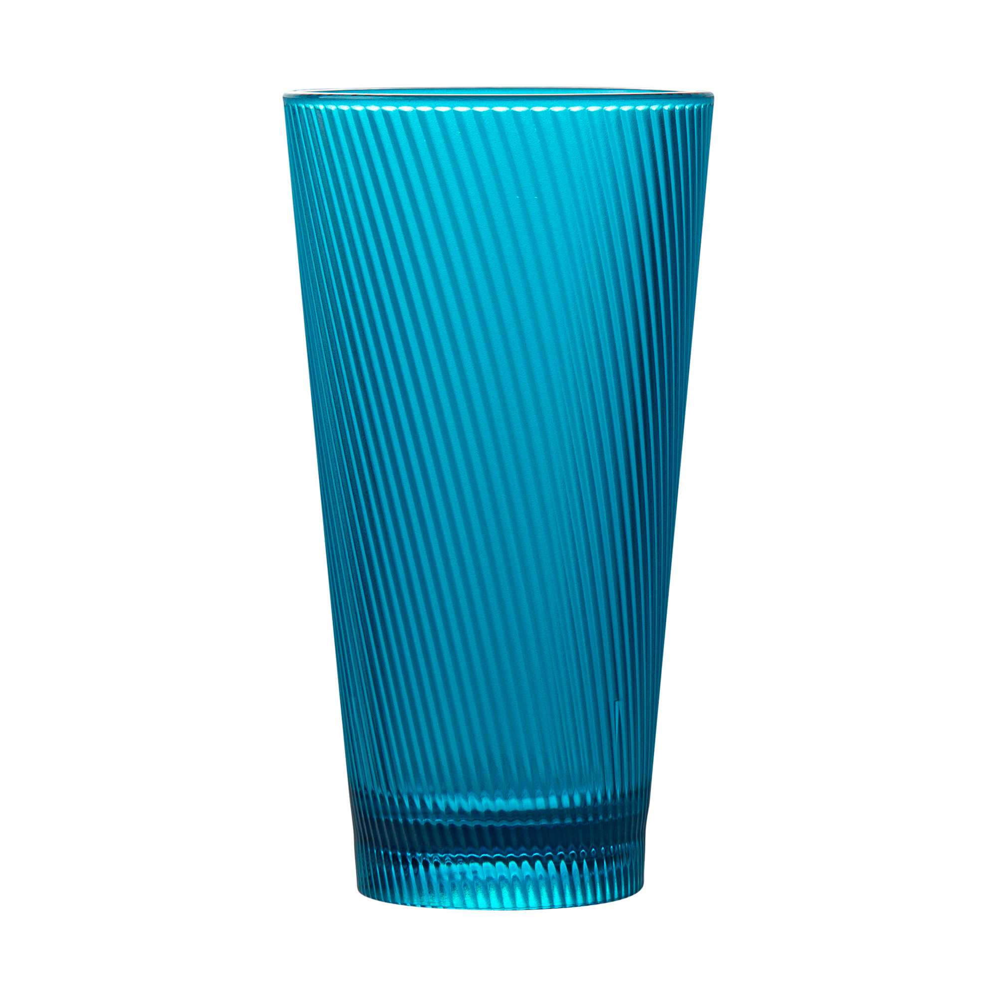 Bev Tek 20 oz Blue SAN Plastic Tumbler - 6 count box