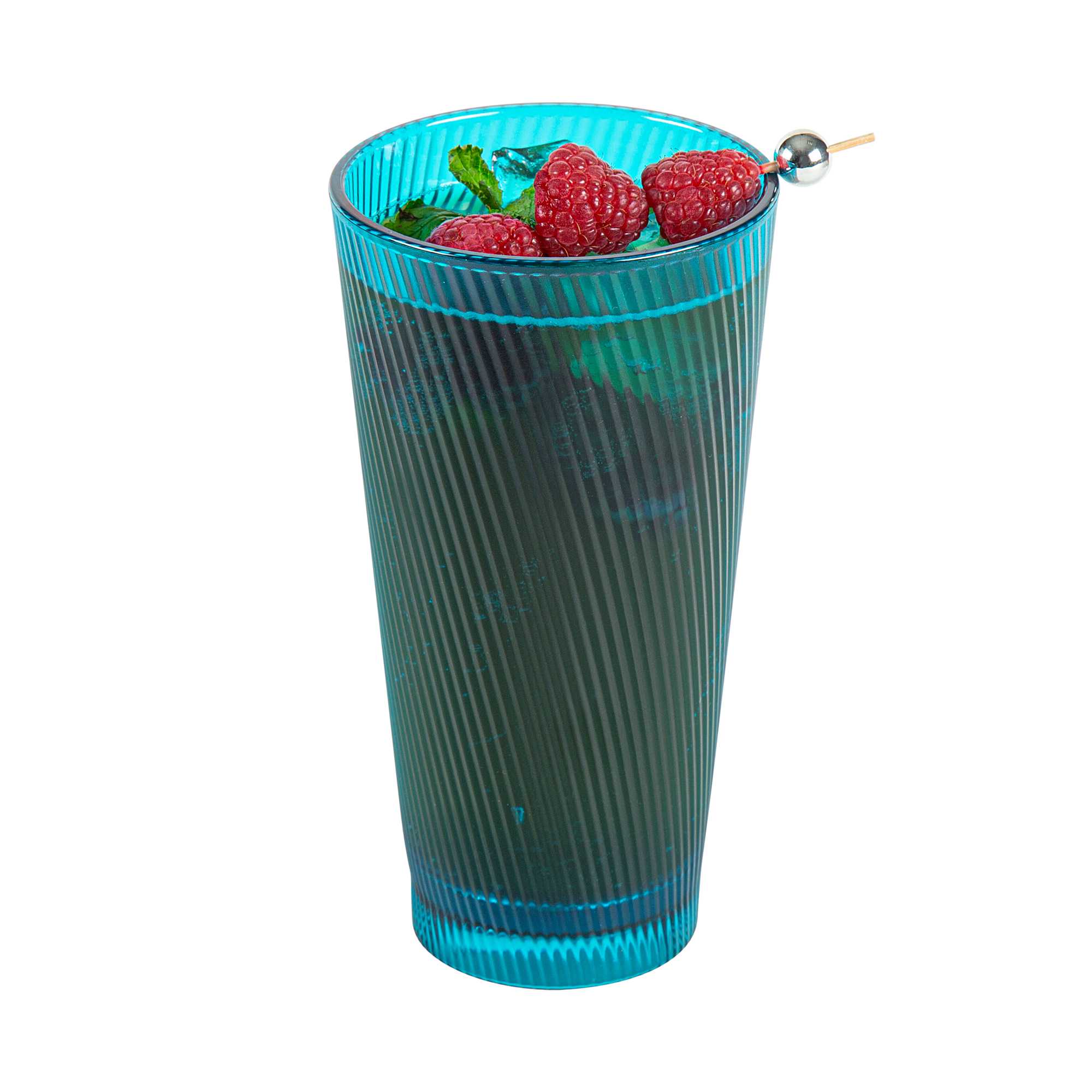 Bev Tek 20 oz Blue SAN Plastic Tumbler - 48 count box