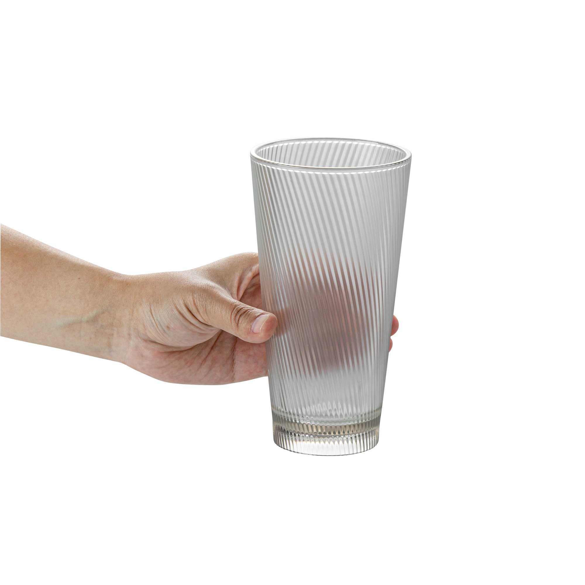 Bev Tek 20 oz Clear SAN Plastic Tumbler - 6 count box