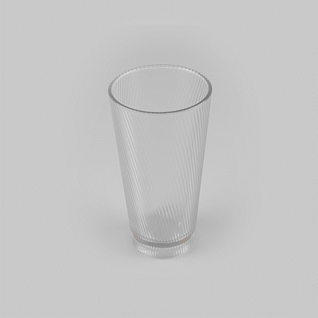 Bev Tek 20 oz Clear SAN Plastic Tumbler - 48 count box