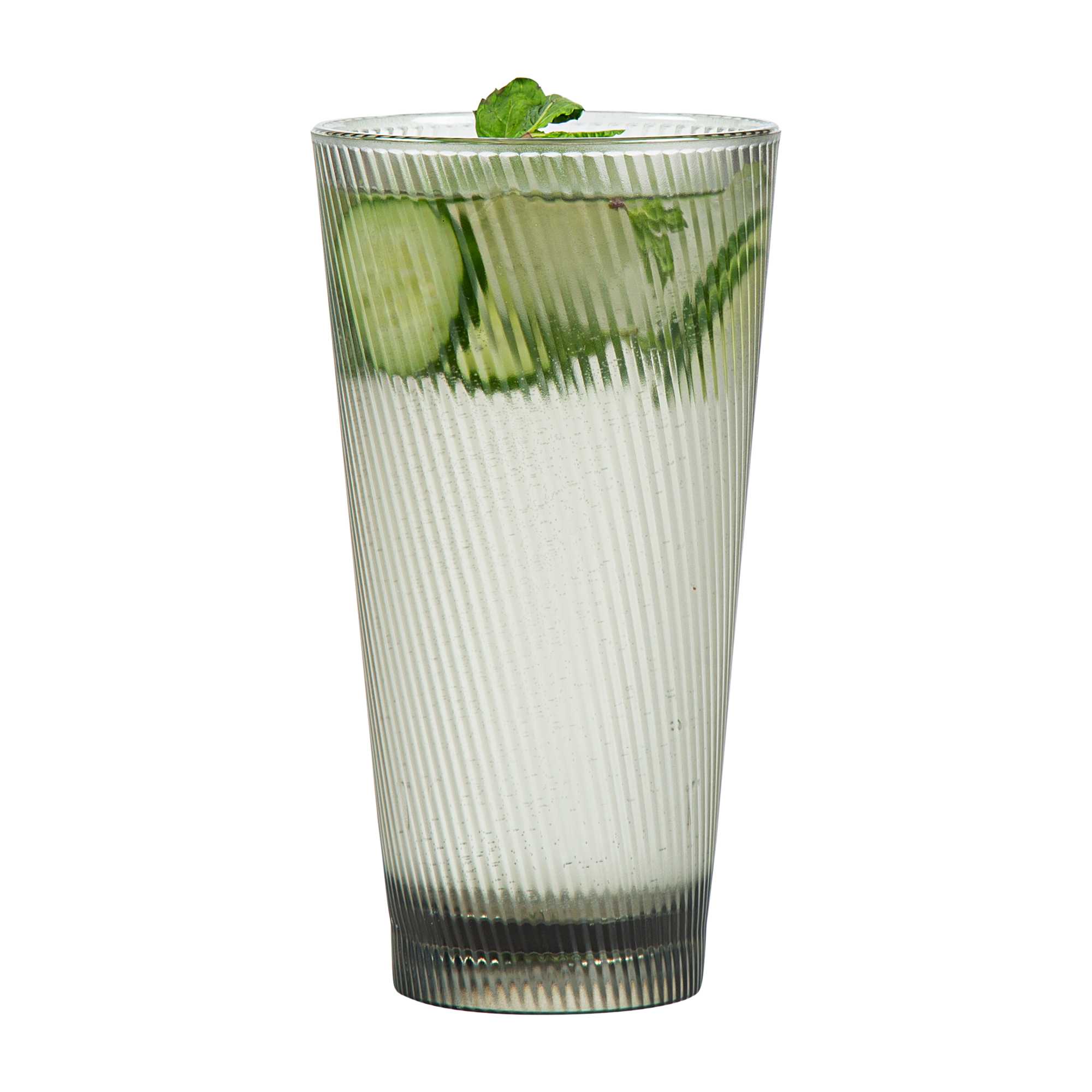 Bev Tek 20 oz Gray SAN Plastic Tumbler - 48 count box