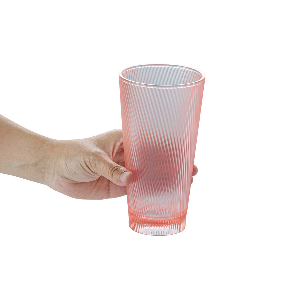 Bev Tek 20 oz Pink SAN Plastic Tumbler - 48 count box