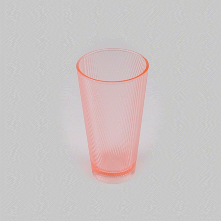 Bev Tek 20 oz Pink SAN Plastic Tumbler - 48 count box
