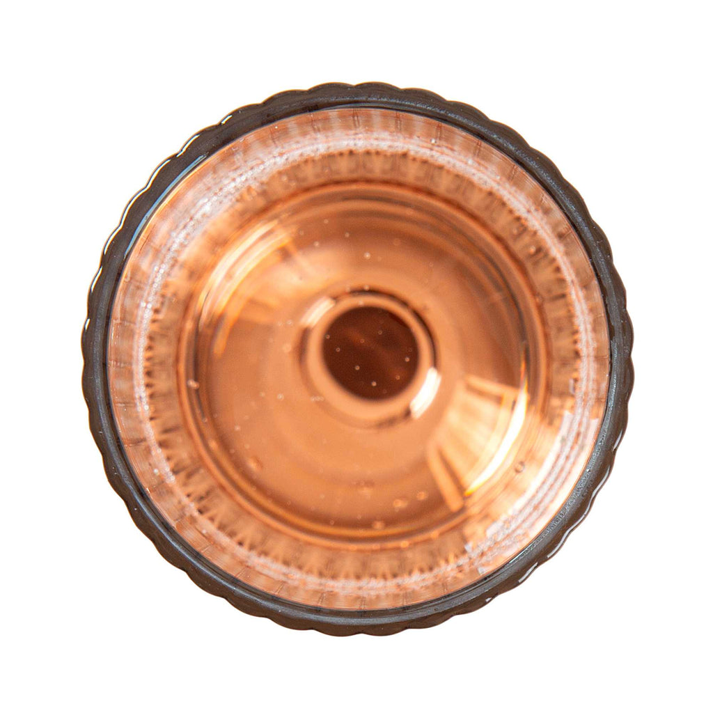 Bev Tek 6 oz Clear SAN Plastic Champagne Flute - 48 count box