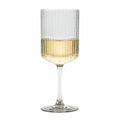 Bev Tek 12 oz Clear SAN Plastic Wine Glass - 6 count box