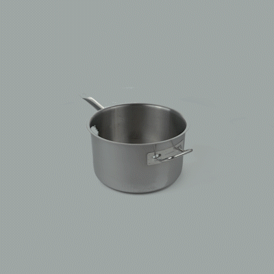 Met Lux 7.5 qt Stainless Steel Sauce Pan - Induction Ready, Dual Handle - 1 count box