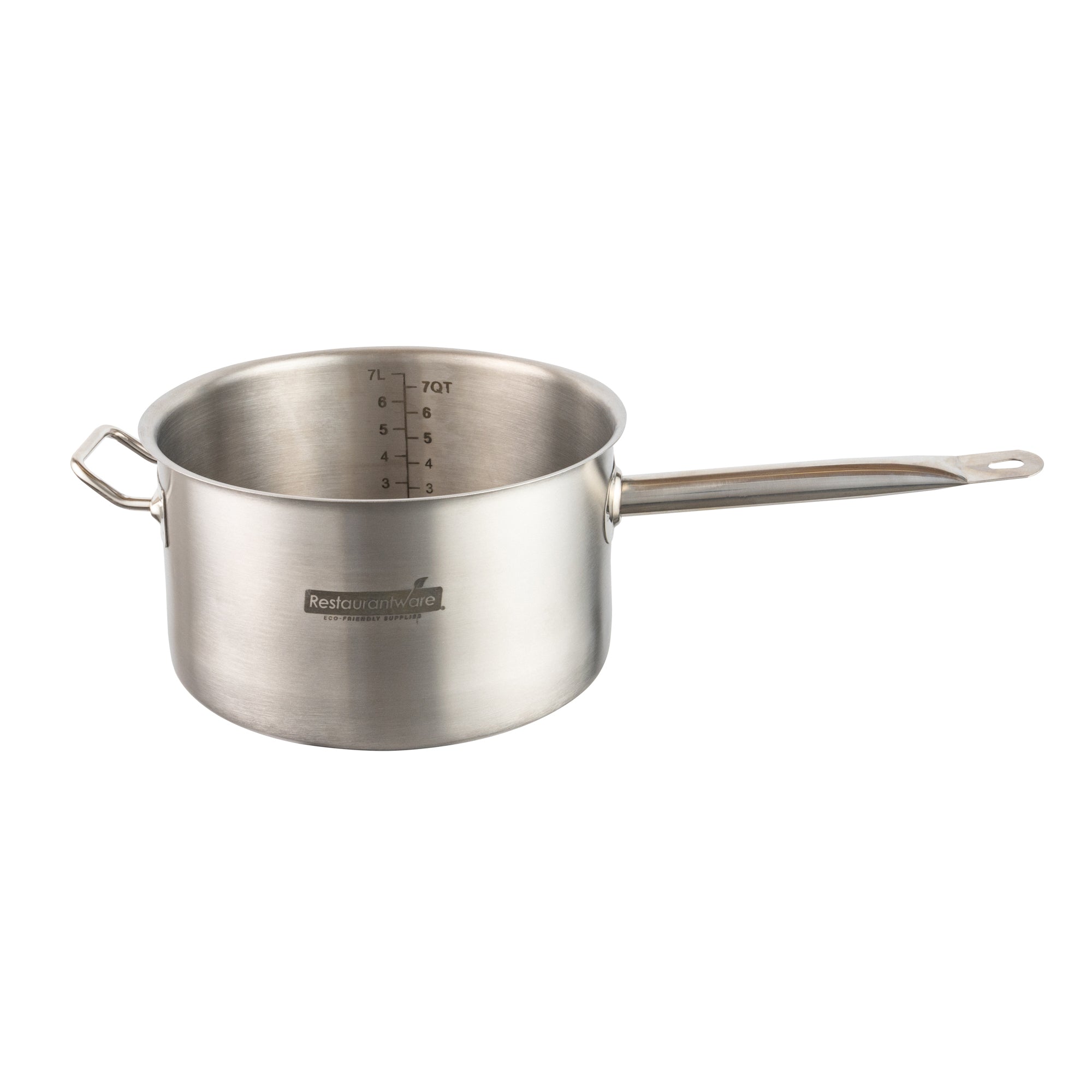 Met Lux 7.5 qt Stainless Steel Sauce Pan - Induction Ready, Dual Handle - 1 count box