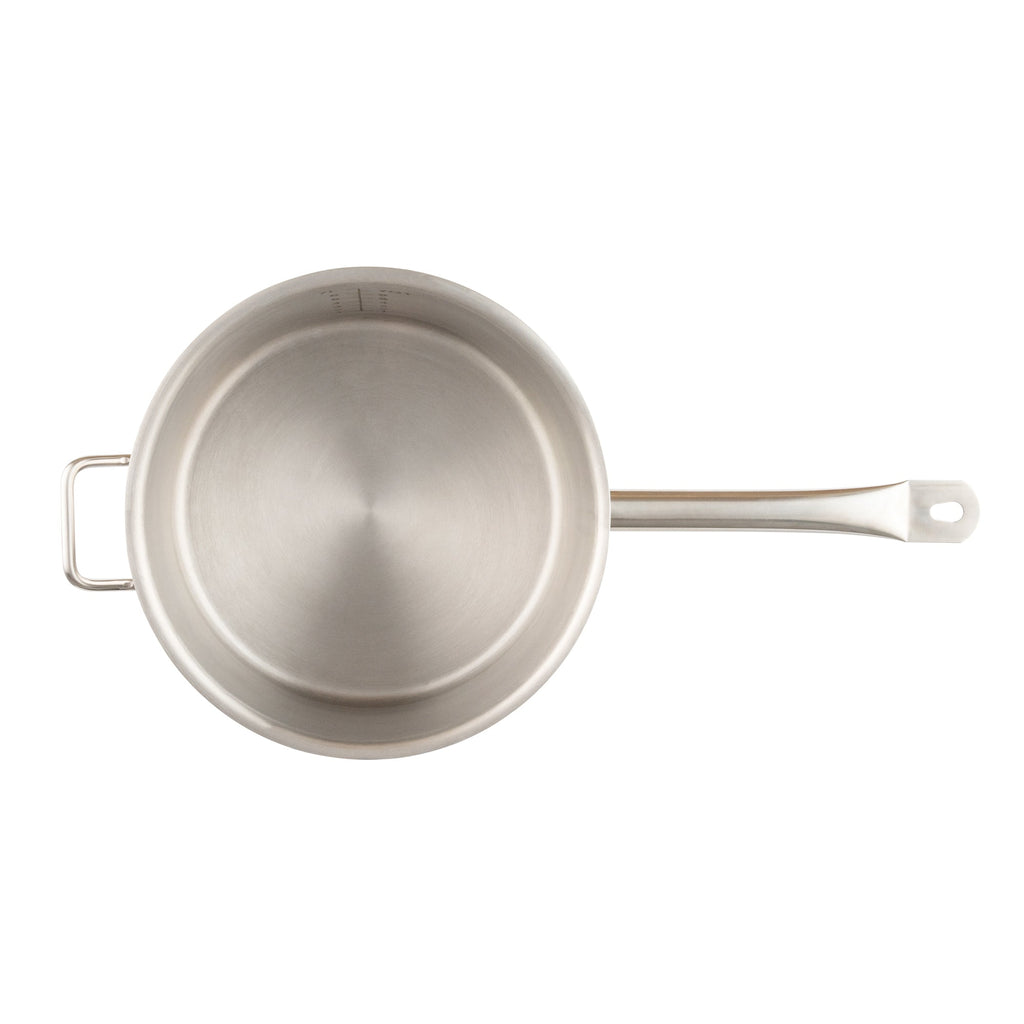 Met Lux 7.5 qt Stainless Steel Sauce Pan - Induction Ready, Dual Handle - 1 count box