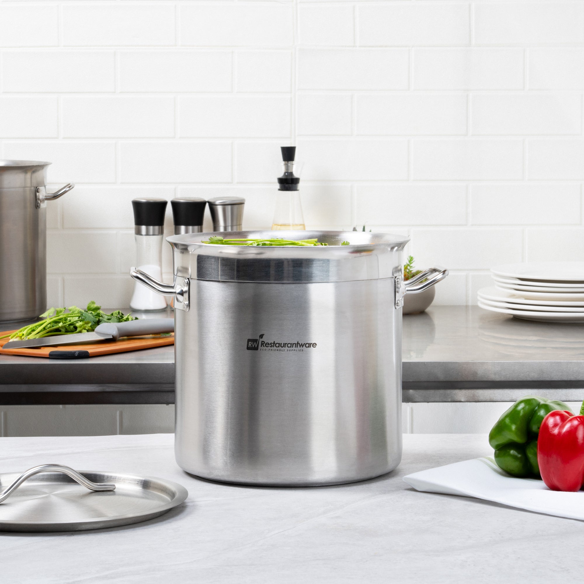 Met Lux 13.5 qt Stainless Steel Stock Pot - Induction Ready - 1 count box