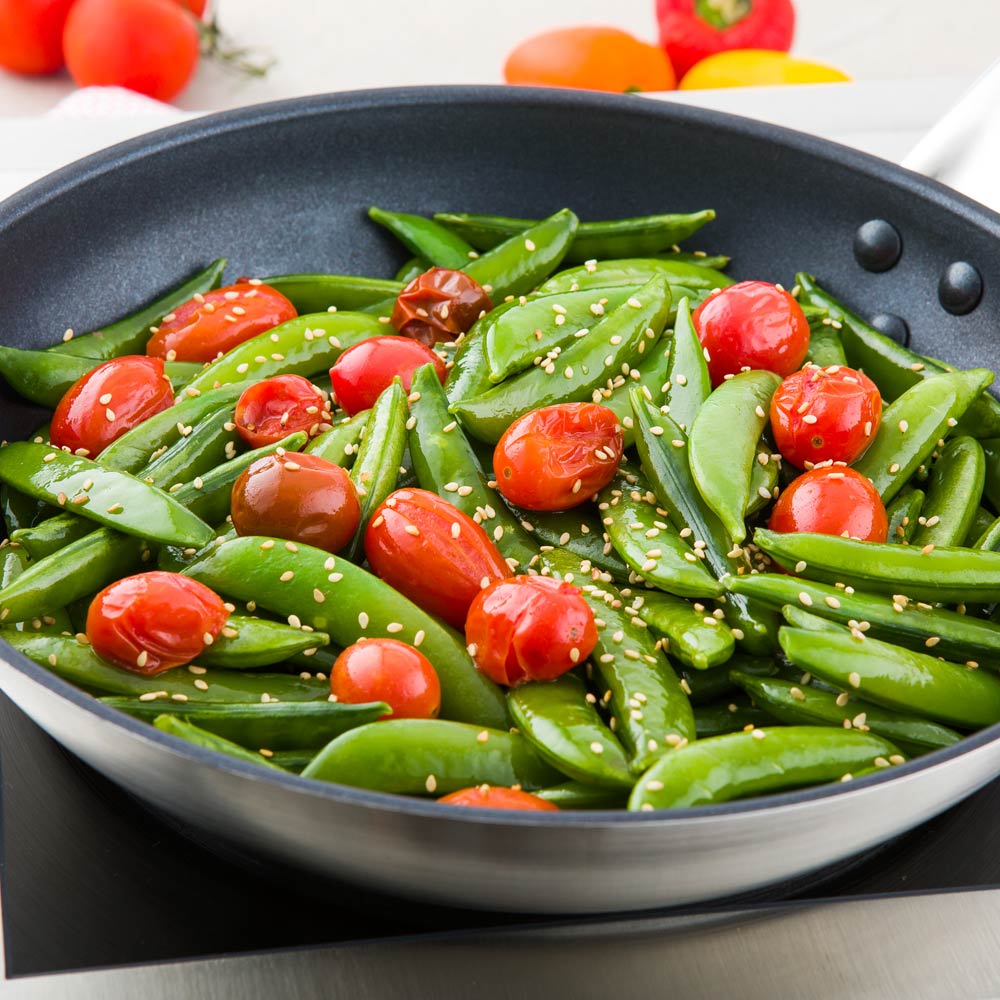 Met Lux Round Stainless Steel 10" Fry Pan - Non-Stick, Induction Ready - 1 count box