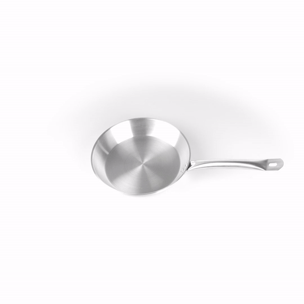 Met Lux Round Stainless Steel 10" Fry Pan - Induction Ready - 1 count box