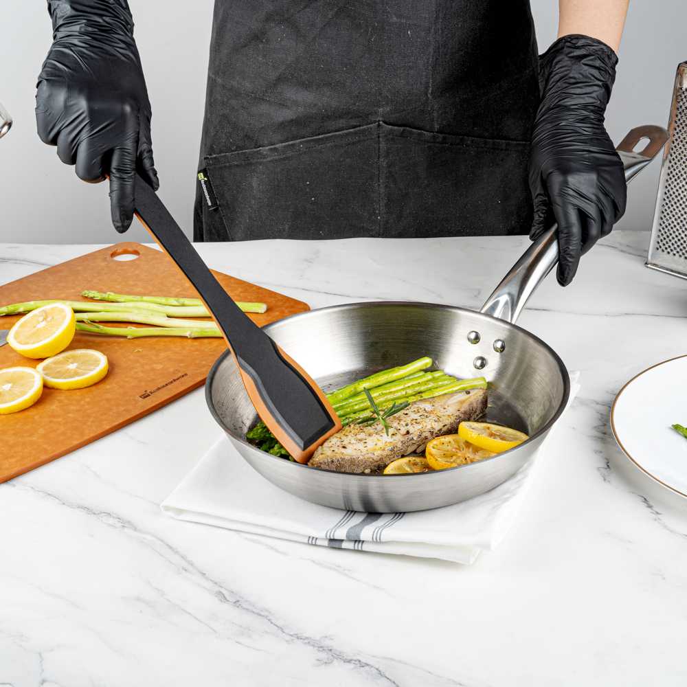 Met Lux Round Stainless Steel 10" Fry Pan - Induction Ready - 1 count box