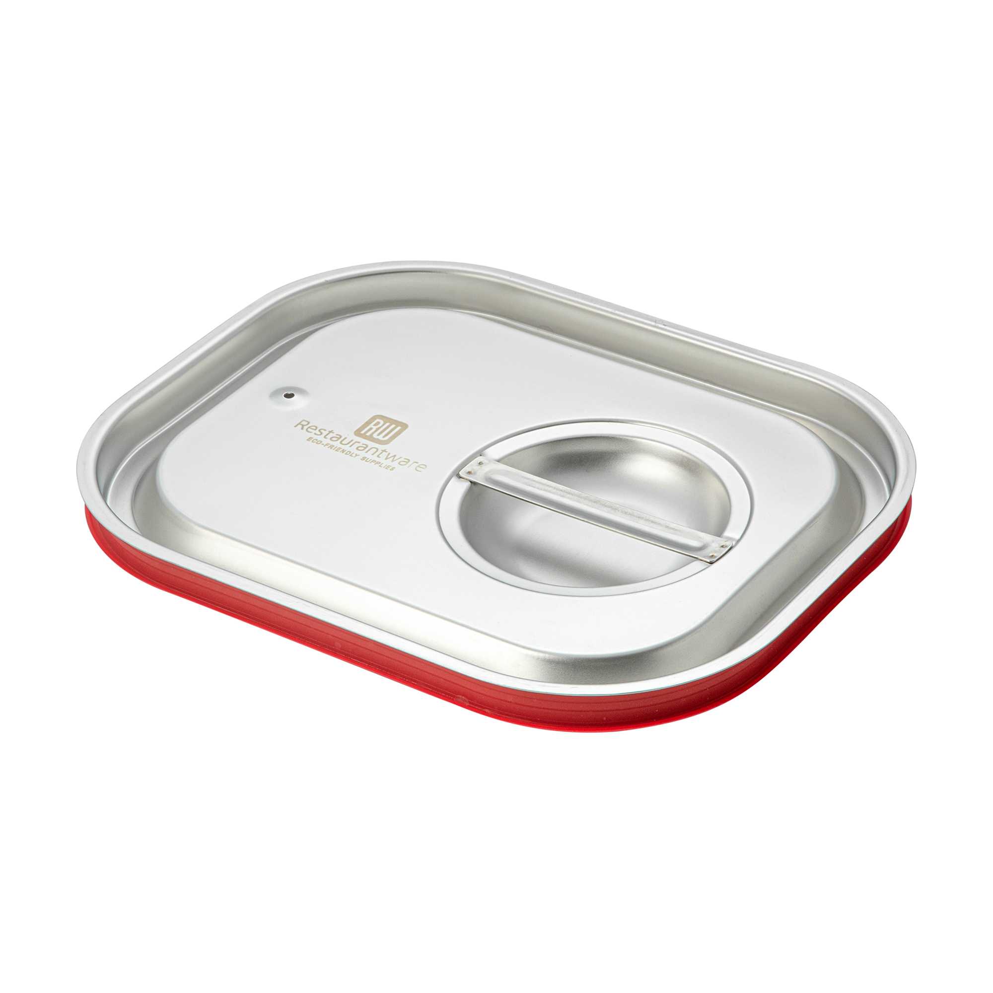 Met Lux Rectangle Stainless Steel Travel Lid - Fits 1/2 Size Steam Table Pan - 1 count box