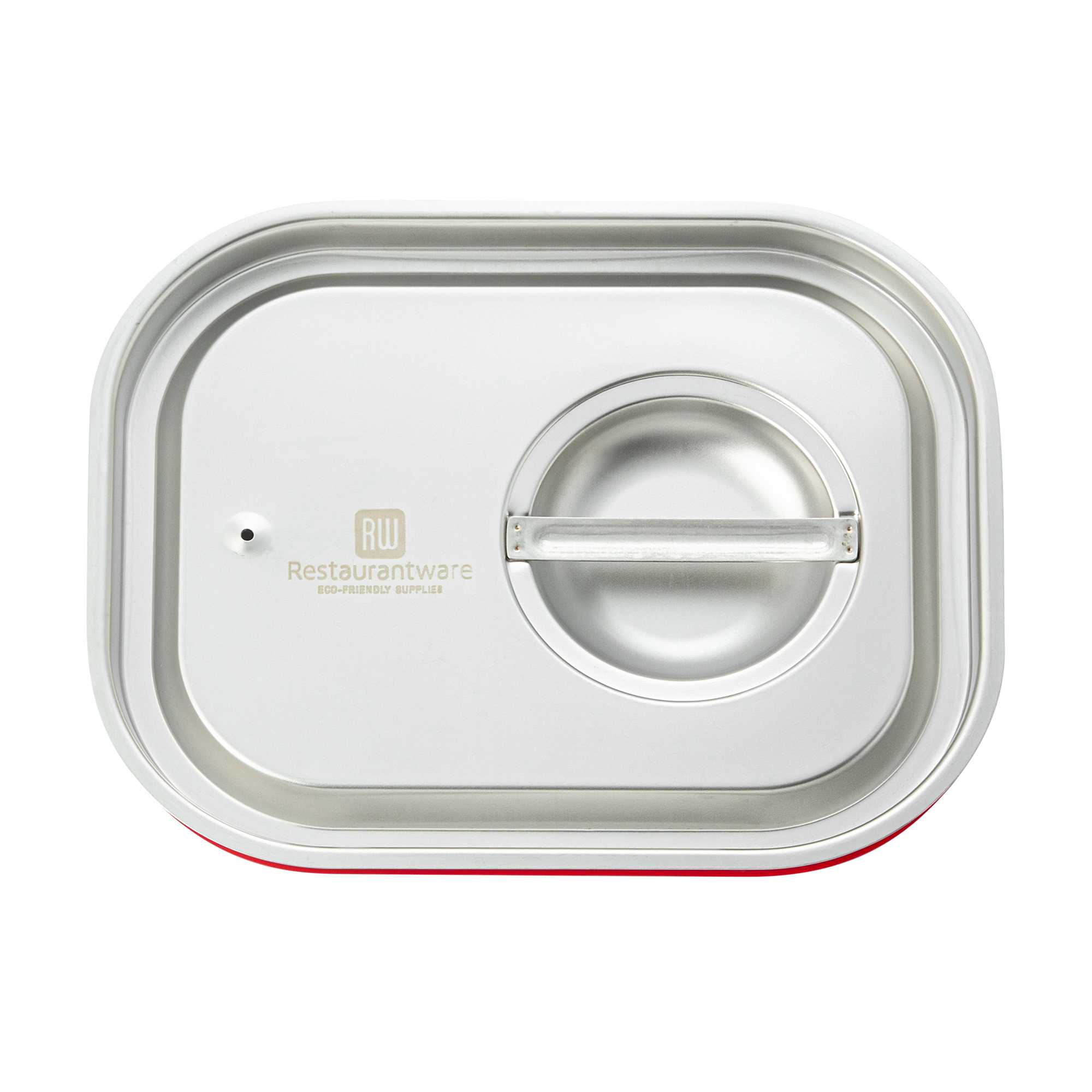 Met Lux Rectangle Stainless Steel Travel Lid - Fits 1/2 Size Steam Table Pan - 1 count box