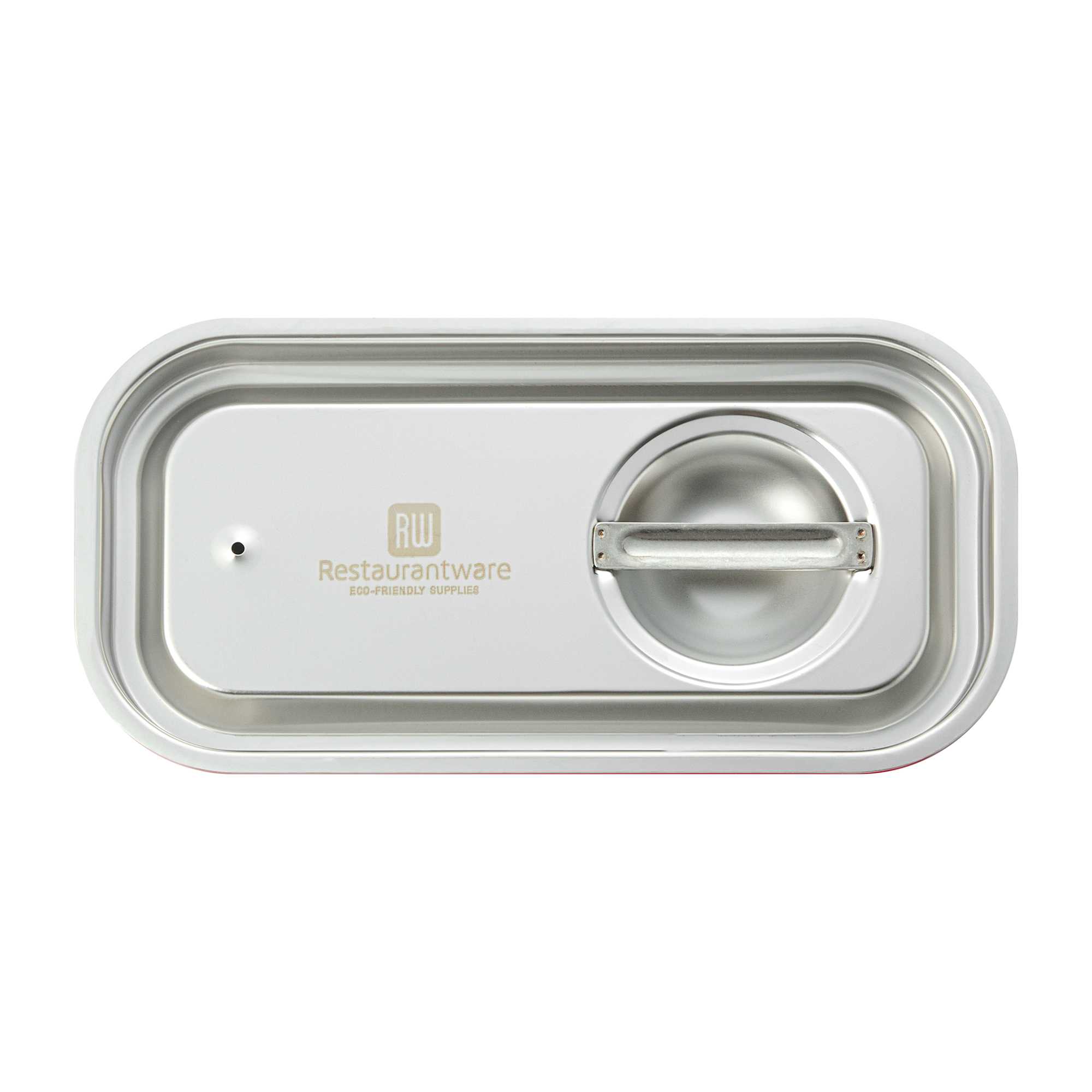 Met Lux Rectangle Stainless Steel Travel Lid - Fits 1/3 Size Steam Table Pan - 1 count box