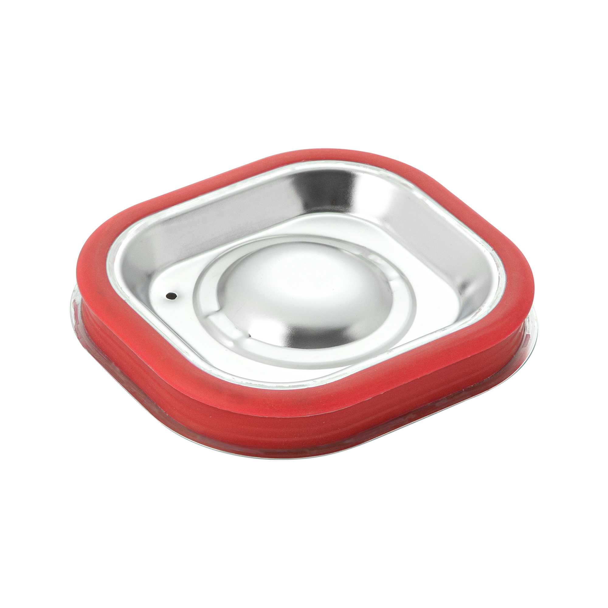Met Lux Rectangle Stainless Steel Travel Lid - Fits 1/6 Size Steam Table Pan - 1 count box