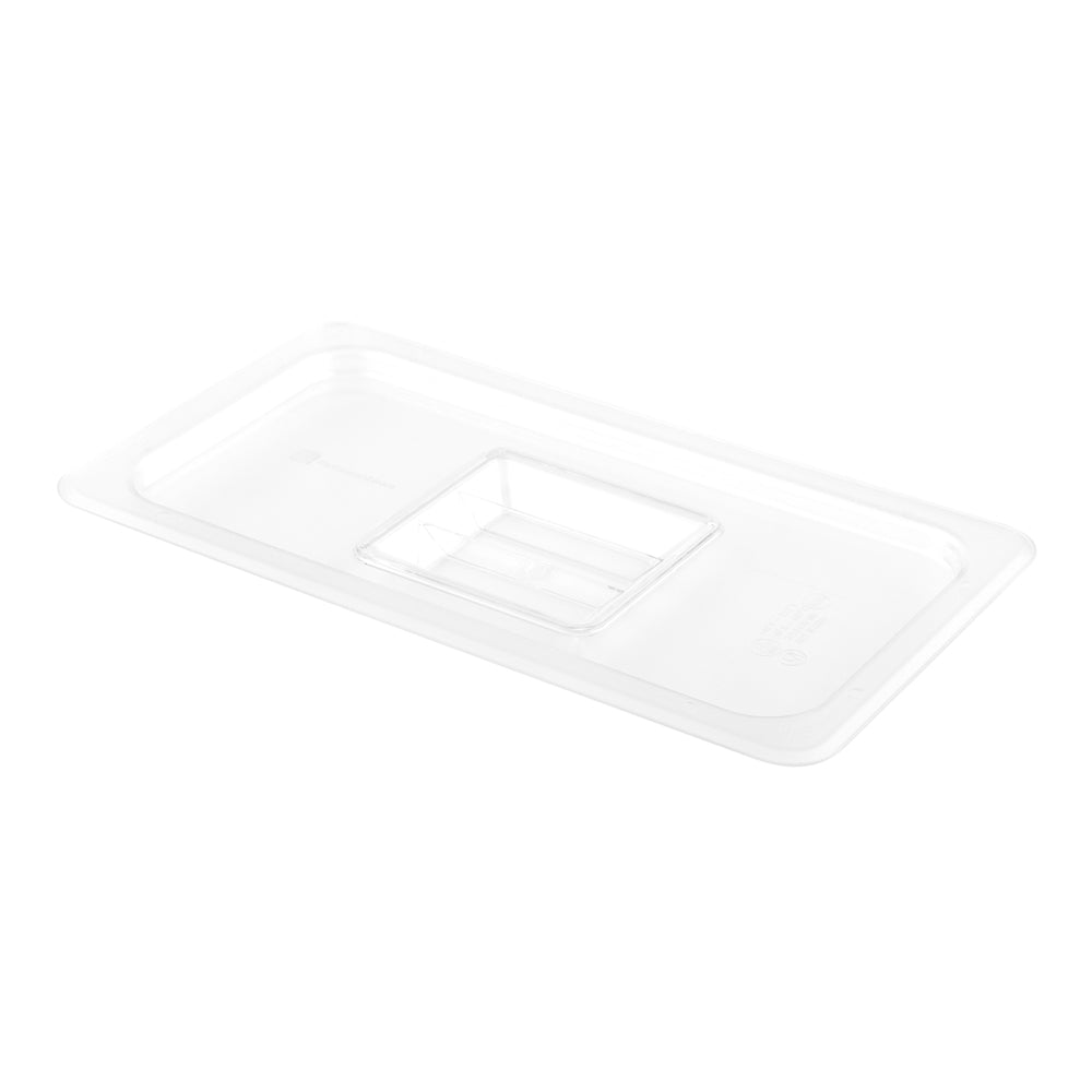 Met Lux Rectangle Clear Plastic Lid - Fits 1/3 Cold Food Storage Container - 1 count box