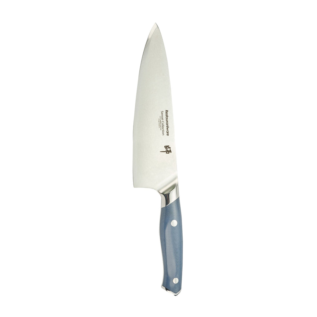 Sensei Blue Damascus Steel 8" Chef's Knife - 1 count box