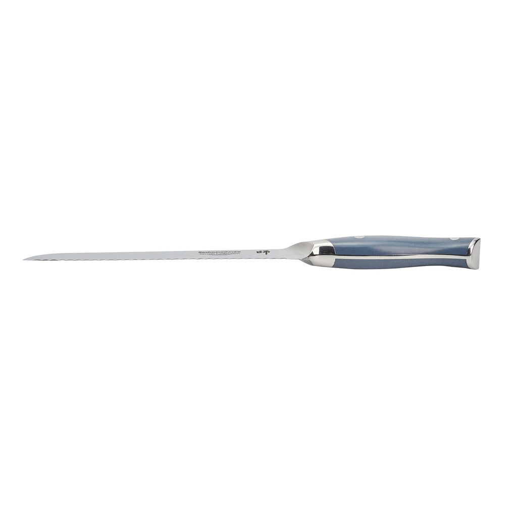 Sensei Blue Damascus Steel 8" Bread Knife - 1 count box