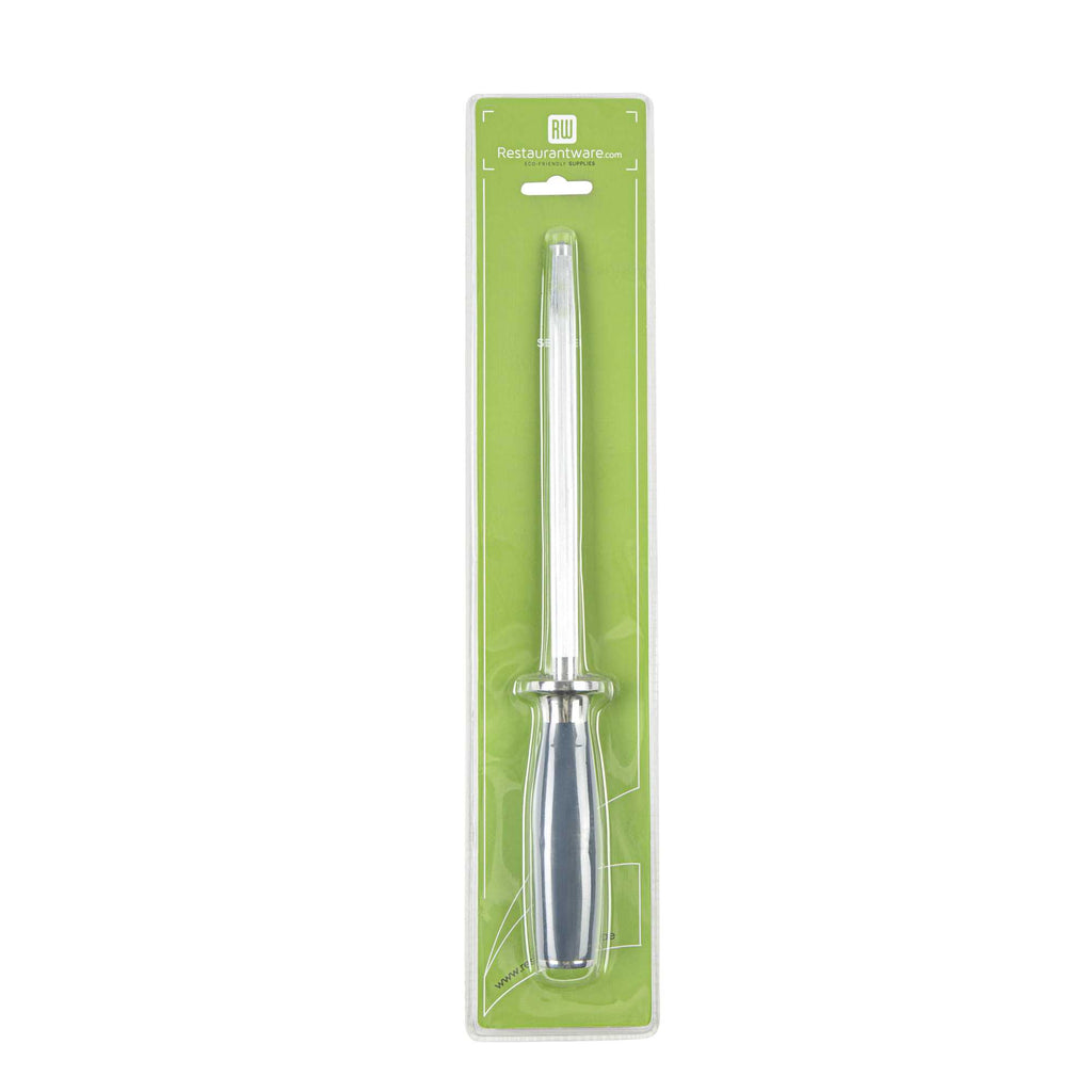 Met Lux Silver and Blue Steel 8" Honing Knife Tool - 1 count box
