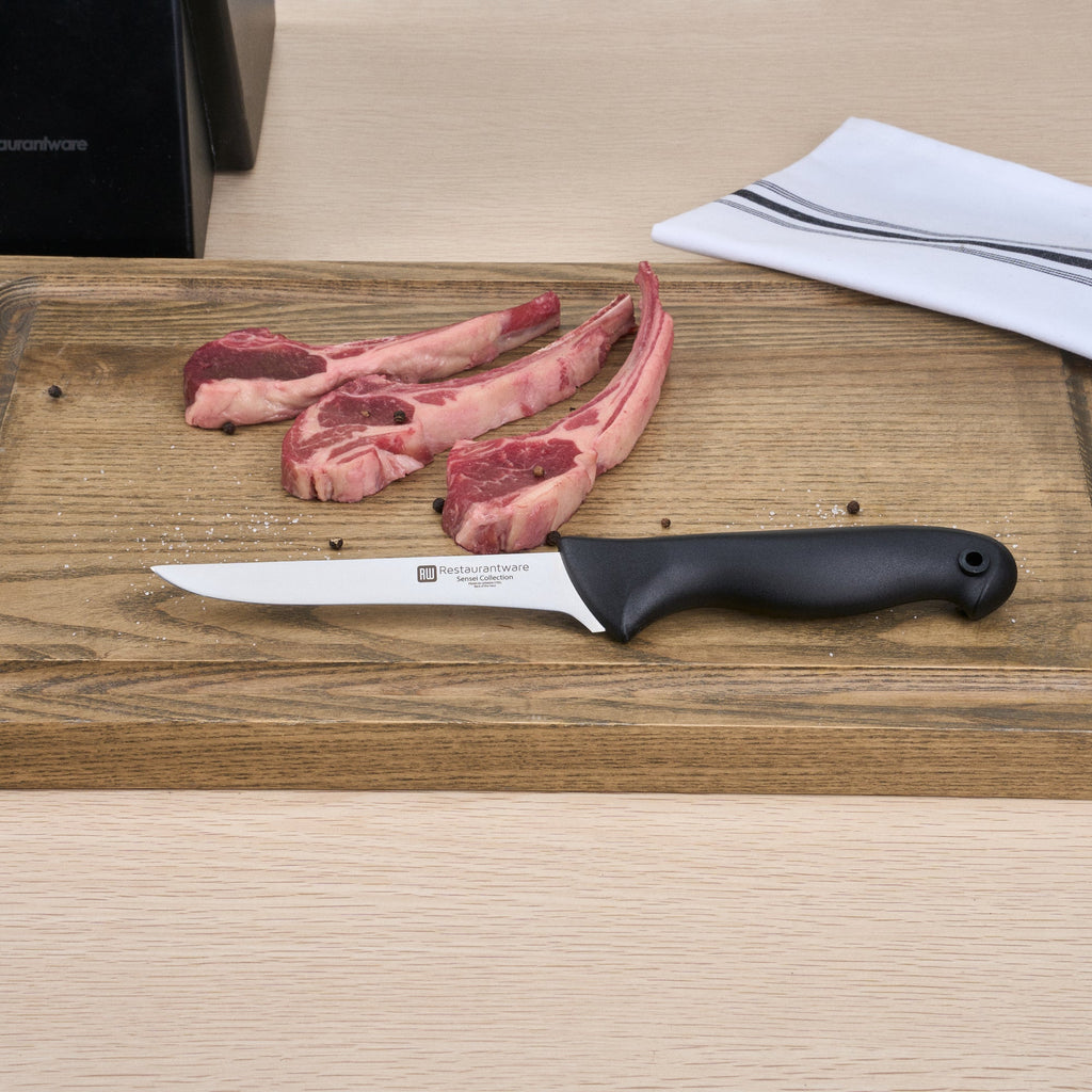 Sensei Back of the House German Steel 6" Flexible Boning Knife - HACCP Protection - 1 count box