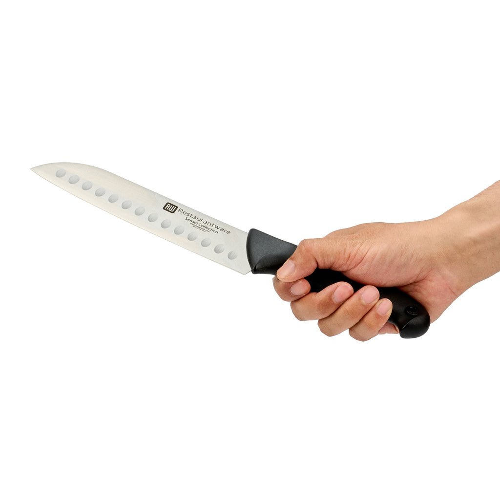 Sensei Back of the House German Steel 7" Santoku Knife - HACCP Protection - 1 count box