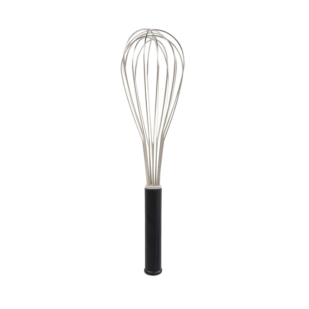 Met Lux Stainless Steel Piano Whisk - with Plastic Comfort Handle - 14" - 1 count box