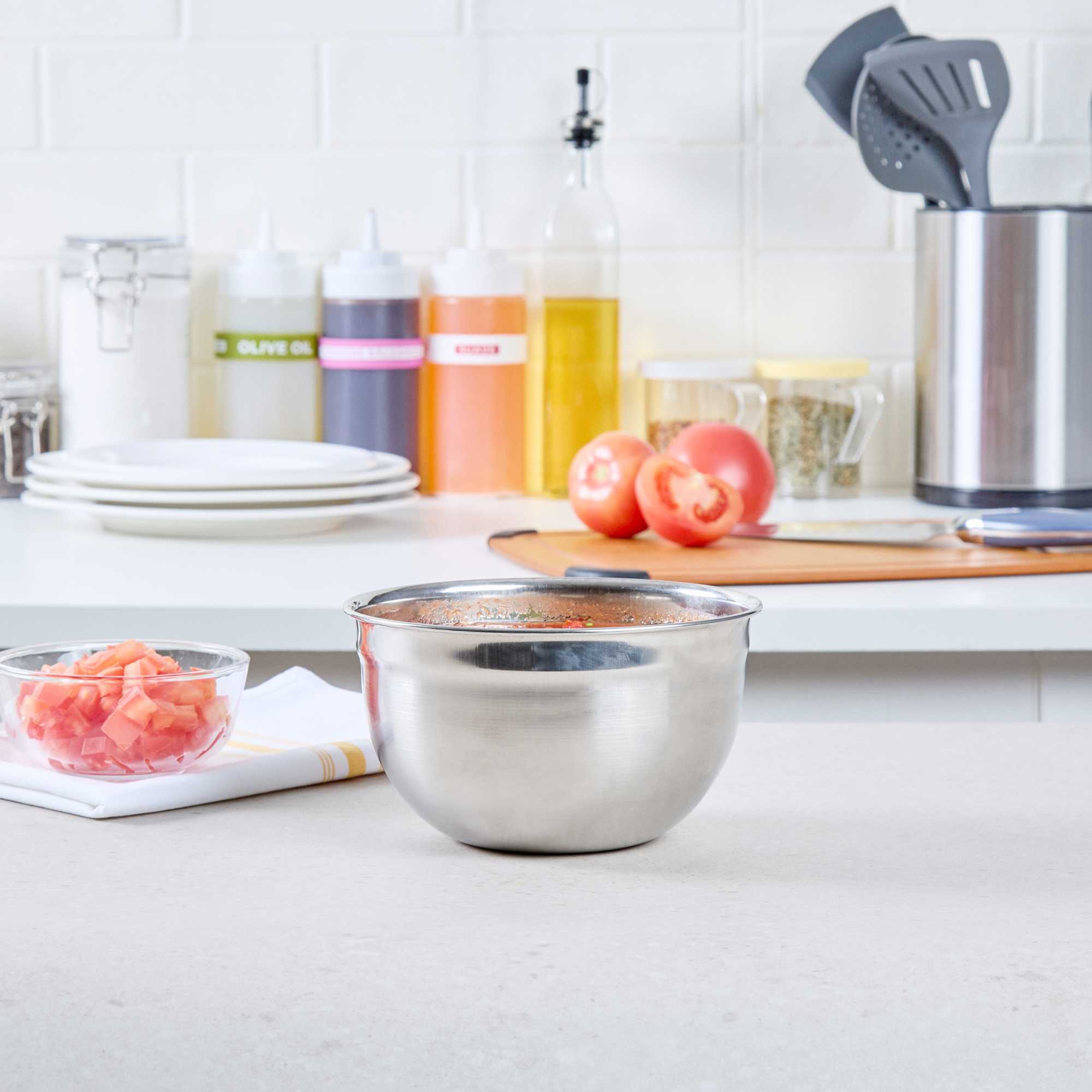 Met Lux 2 qt Stainless Steel Premium German Mixing Bowl - 1 count box