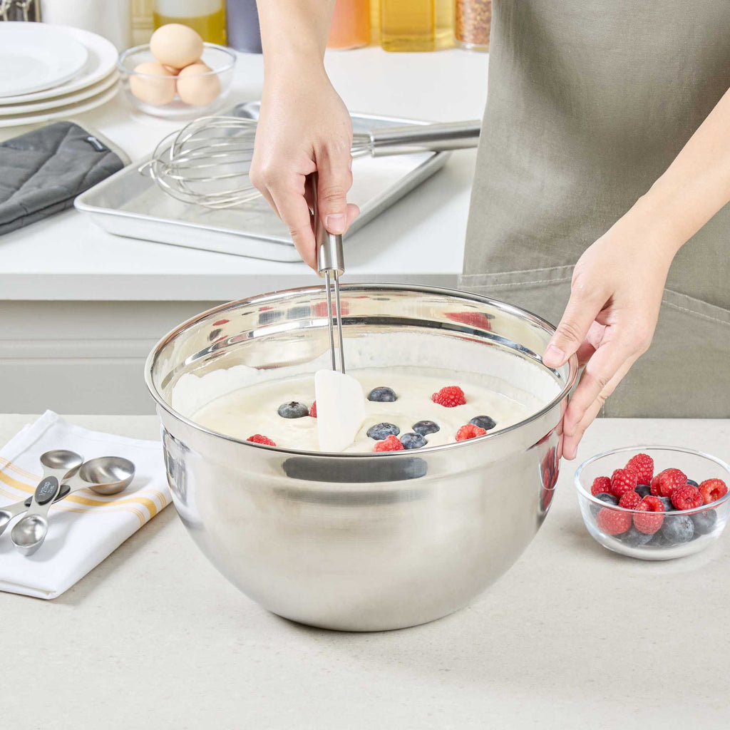 Met Lux 9 qt Stainless Steel Premium German Mixing Bowl - 1 count box