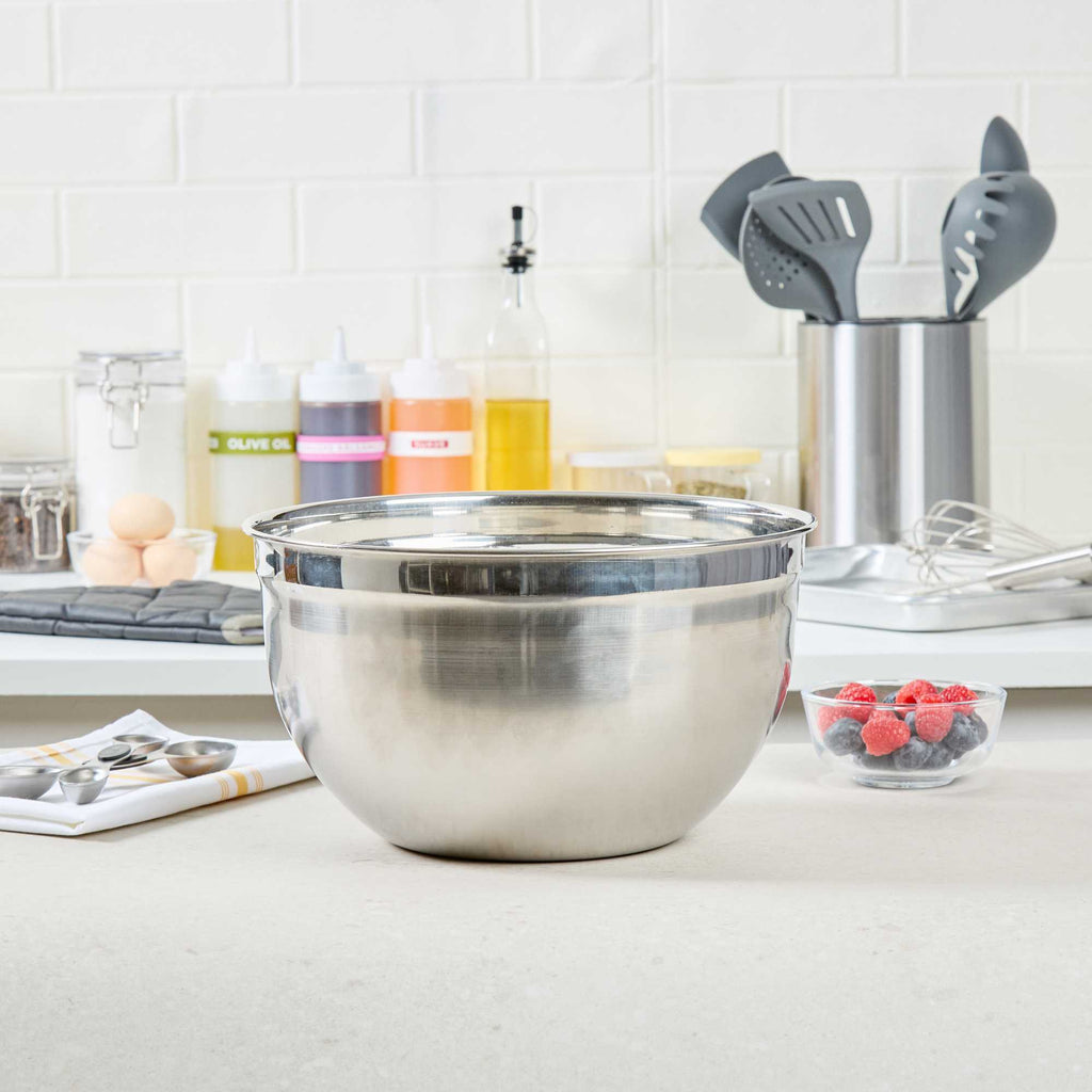 Met Lux 9 qt Stainless Steel Premium German Mixing Bowl - 1 count box
