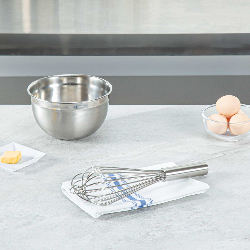 Met Lux Stainless Steel French Whisk - 12" - 1 count box
