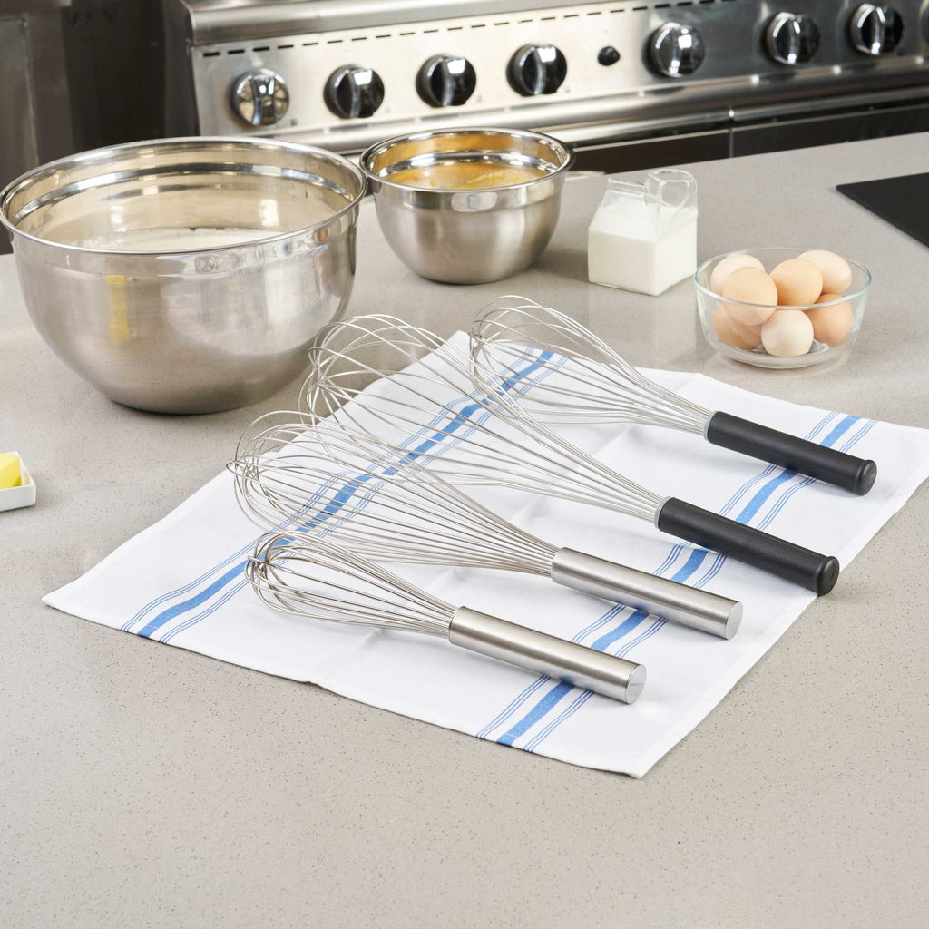 Met Lux Stainless Steel French Whisk - 12" - 1 count box