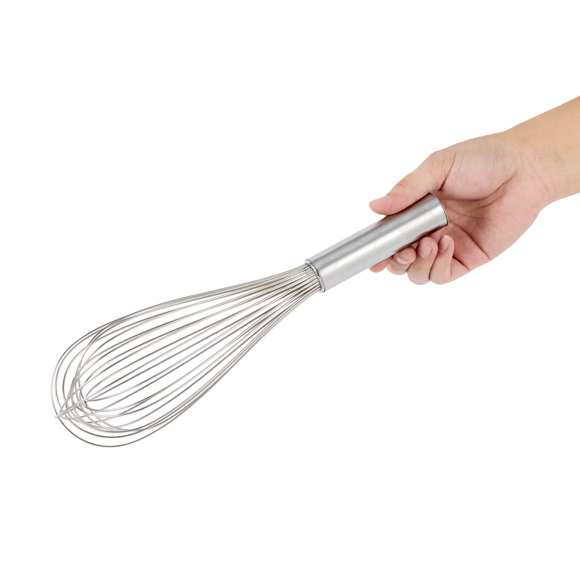 Met Lux Stainless Steel Piano Whisk - 12" - 1 count box