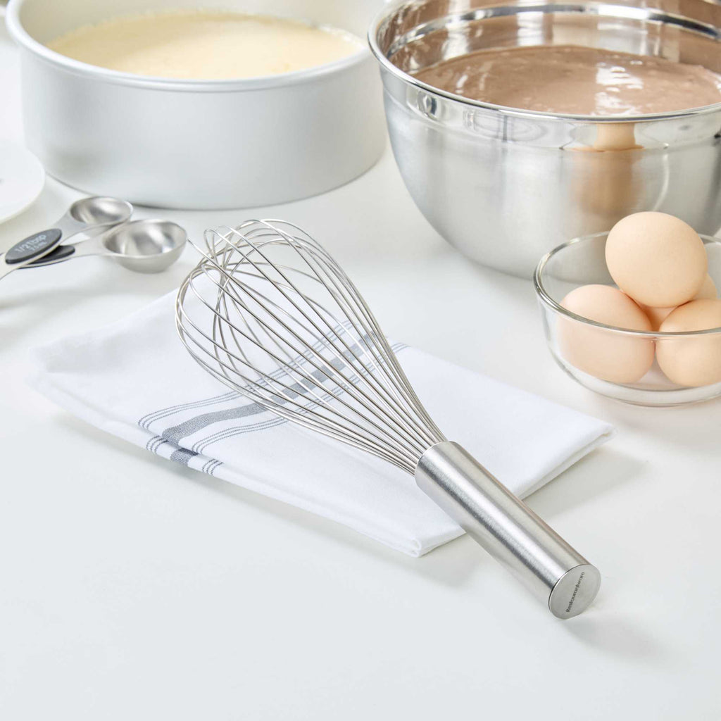 Met Lux Stainless Steel Piano Whisk - 12" - 1 count box