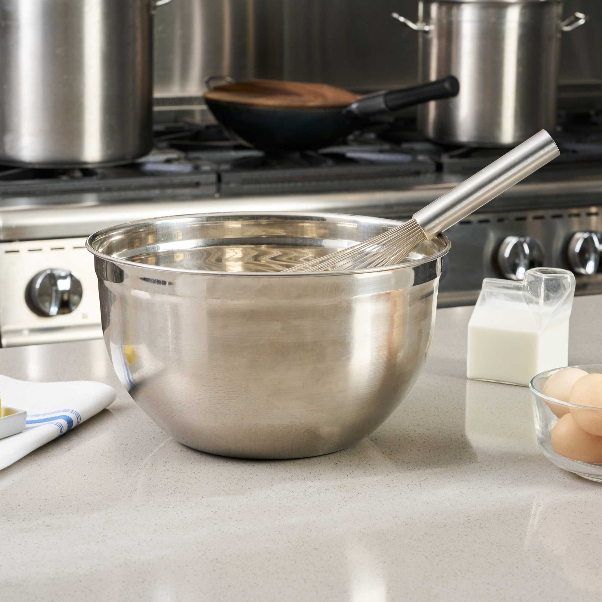 Met Lux Stainless Steel Piano Whisk - 16" - 1 count box
