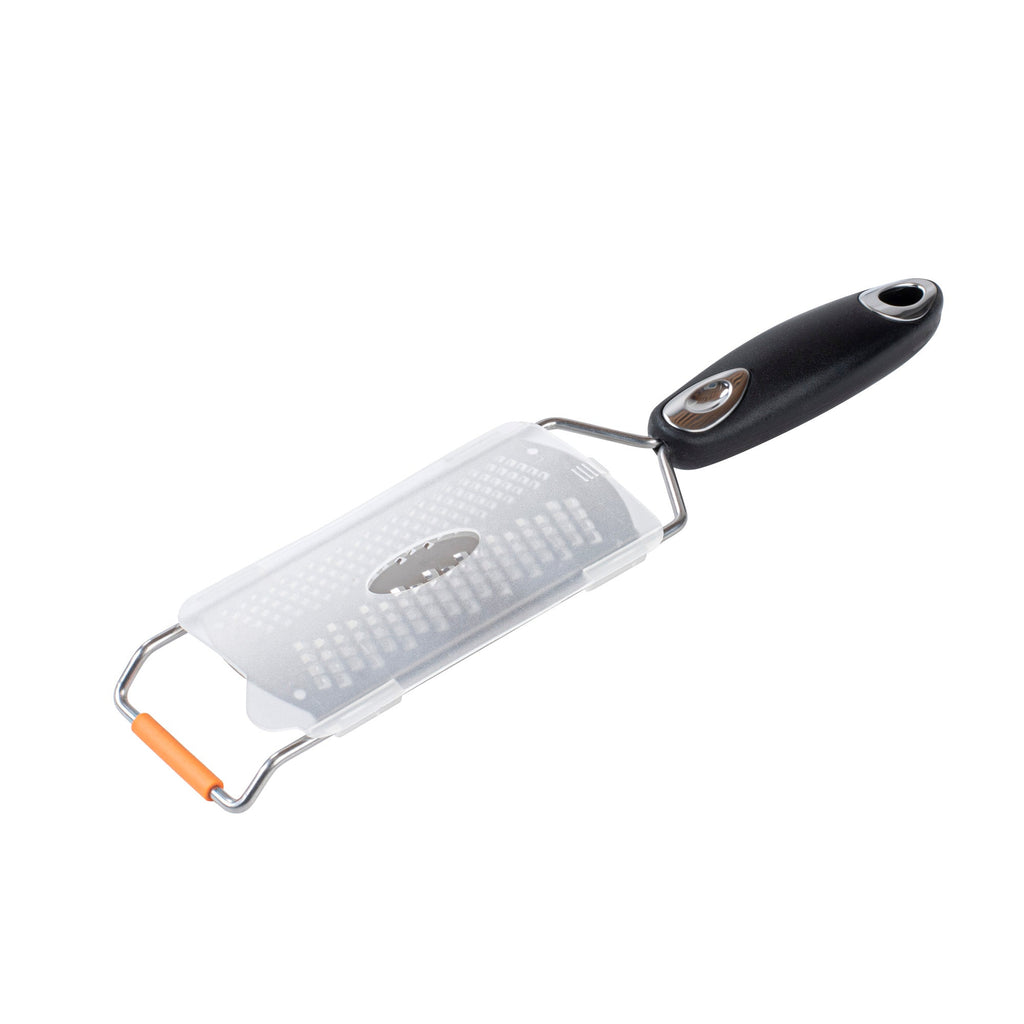 Met Lux Stainless Steel Fine Grater - with Plastic Handle - 12" - 1 count box