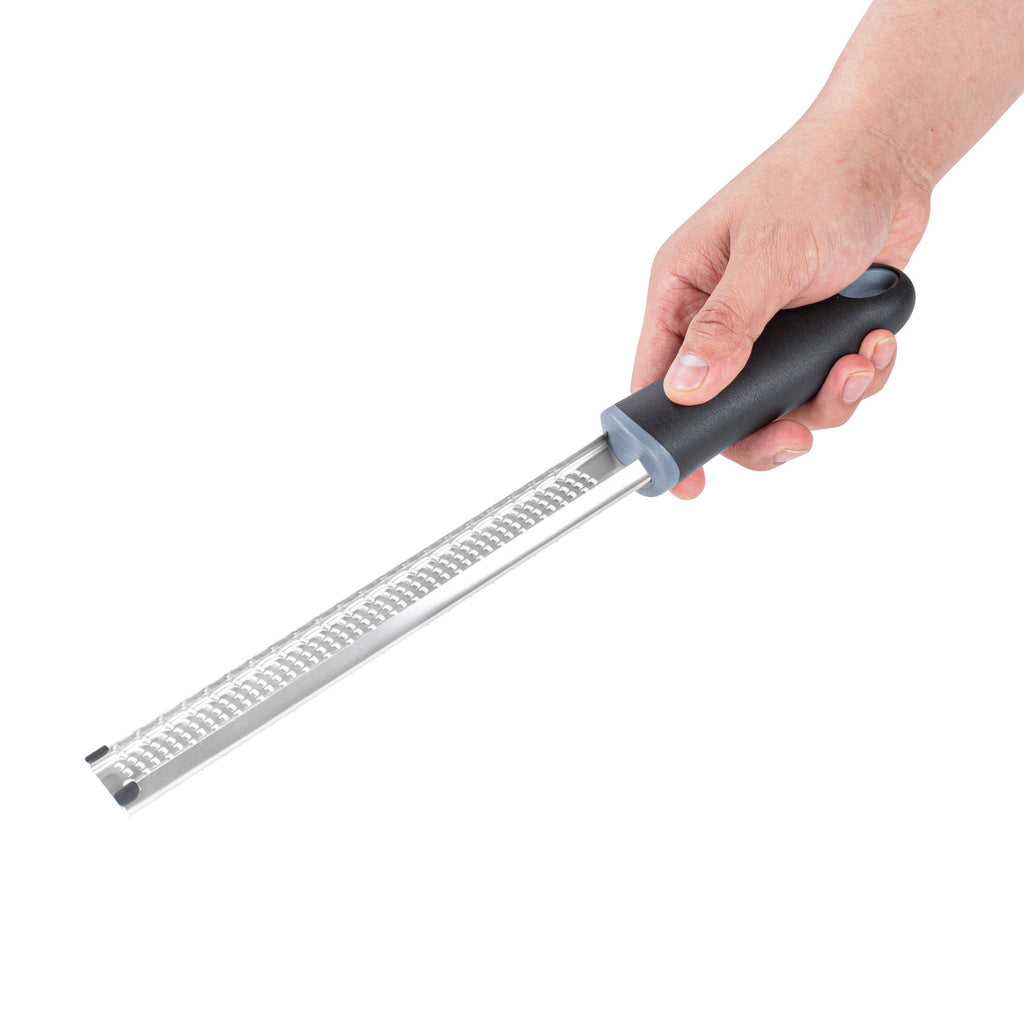 Met Lux Stainless Steel Grater - with Plastic Handle - 13" - 1 count box