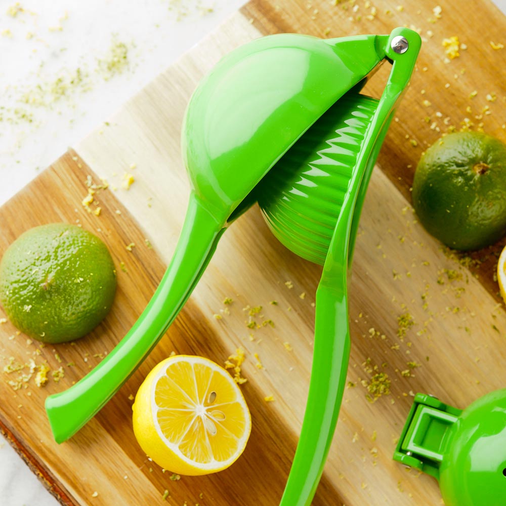 Met Lux Green Aluminum Lemon Squeezer / Juicer - 9" - 1 count box
