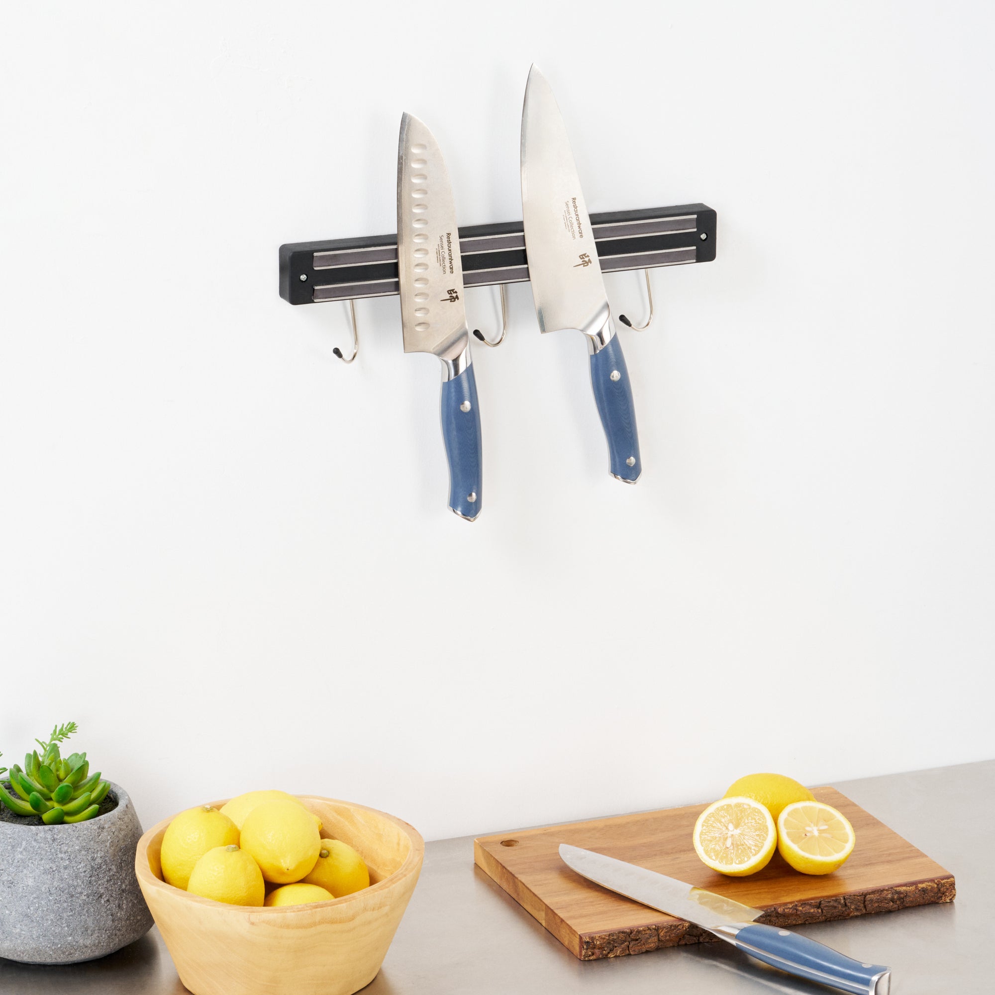 Met Lux Black Knife Holder - Magnetic - 13" - 1 count box