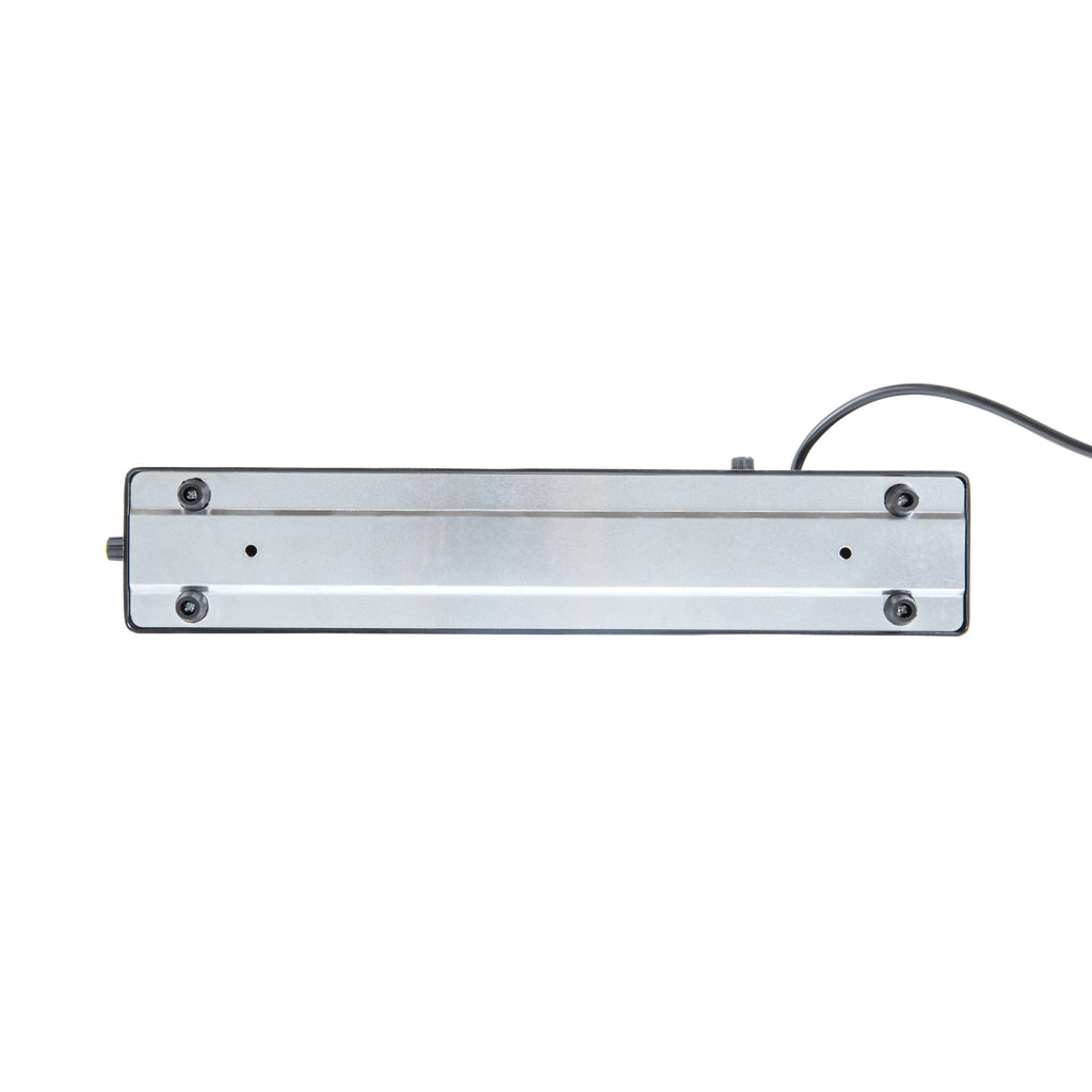 Fresh Hero Black Aluminum Hand Impulse Sealer - Industrial Grade, Food Safe - 17 3/4" x 3 1/4" x 10" - 1 count box