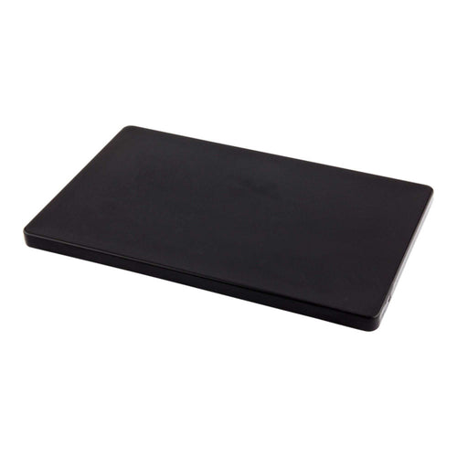 Bar Lux Black Plastic Cutting Board - Non-Slip, Professional Use - 6" x 9 3/4" - 1 count box