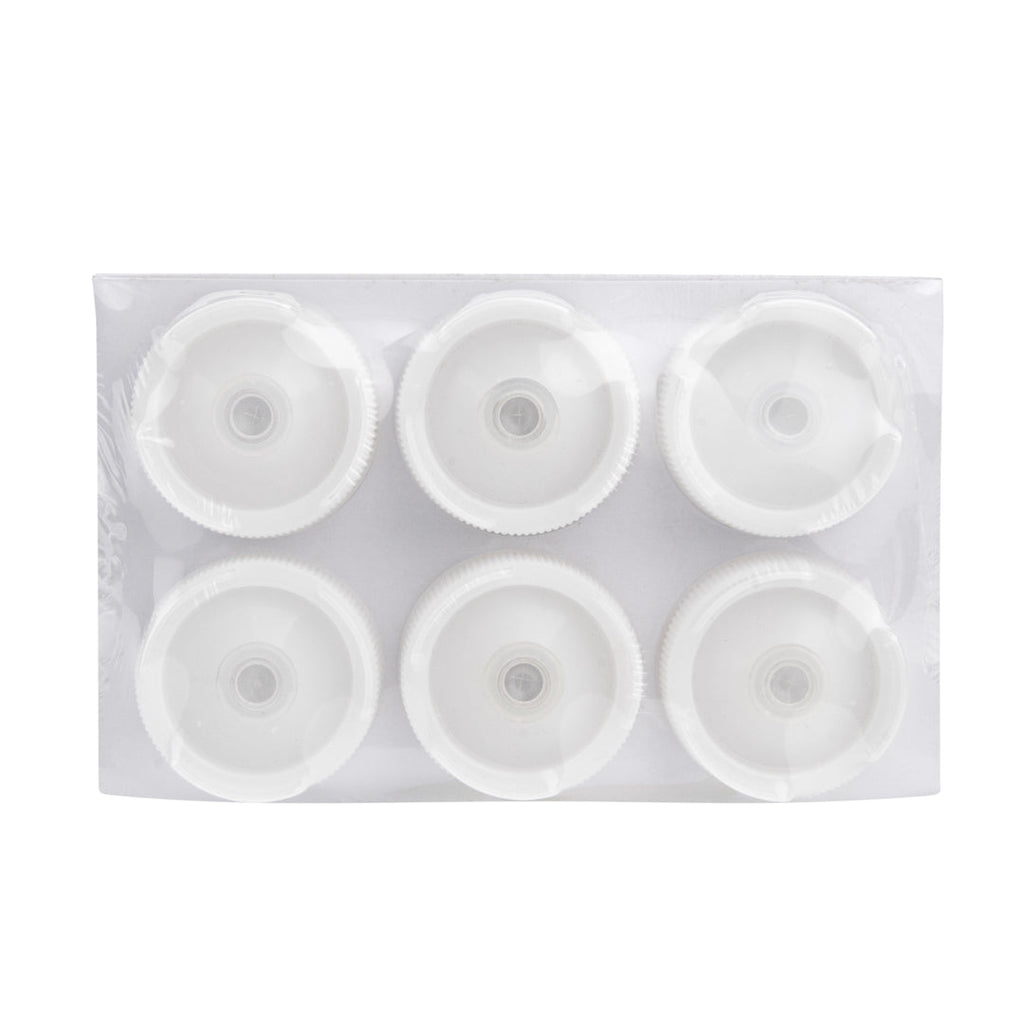 First In First Out 16 oz Clear Plastic Squeeze Bottle - Inverted, Refill & Dispensing Lid - 2 1/2" x 2 1/2" x 8 1/4" - 6 count box