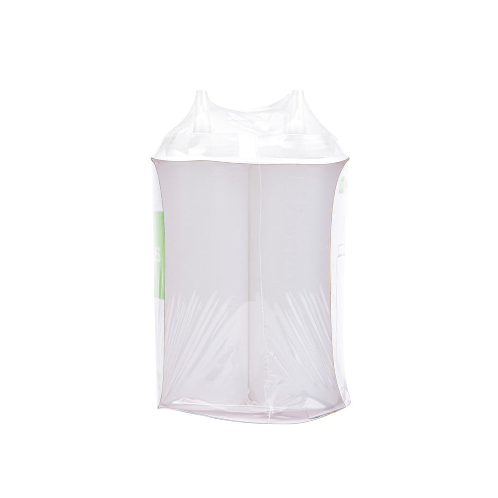 Sauce Tek 8 oz Clear Plastic Squeeze Bottle - Precision Tip - 2" x 2" x 7" - 6 count box