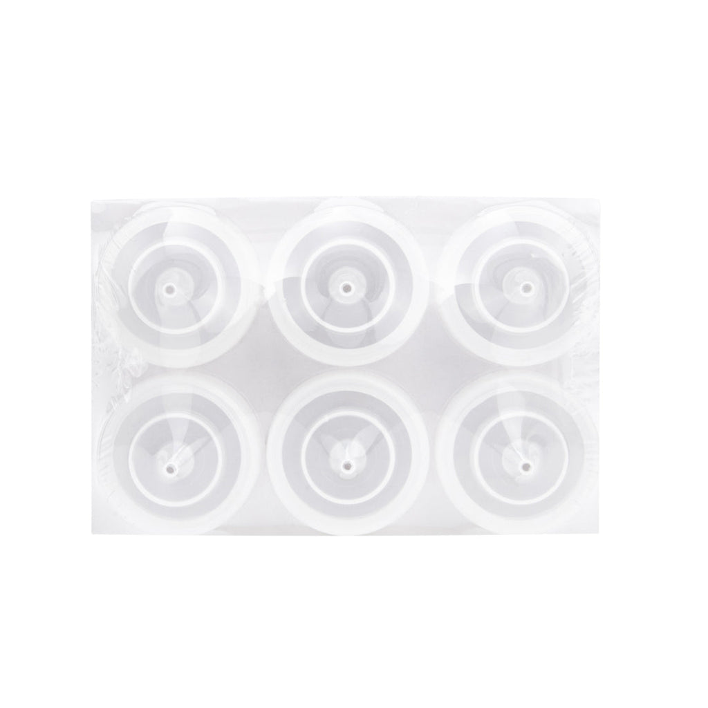Sauce Tek 12 oz Clear Plastic Squeeze Bottle - Precision Tip - 2 1/4" x 2 1/4" x 8" - 6 count box