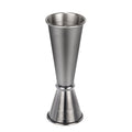 Bar Lux 1 oz / 2 oz Black Stainless Steel Jigger - Japanese Style - 1 count box