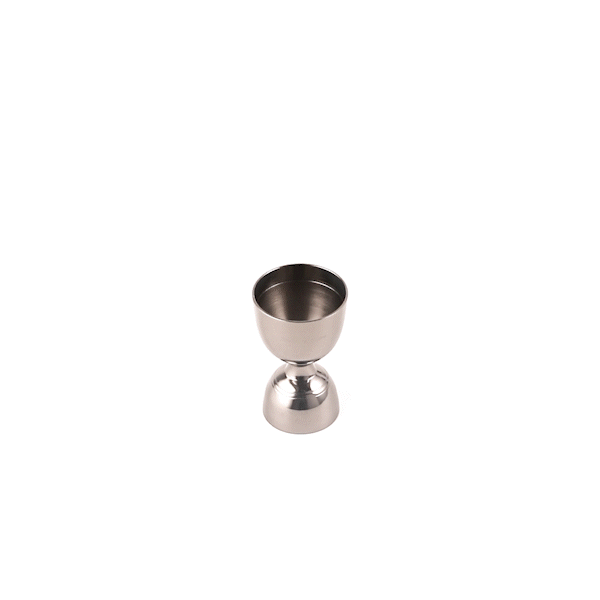 Bar Lux 1 oz / 2 oz Black-Plated Stainless Steel Jigger - Negroni - 1 count box
