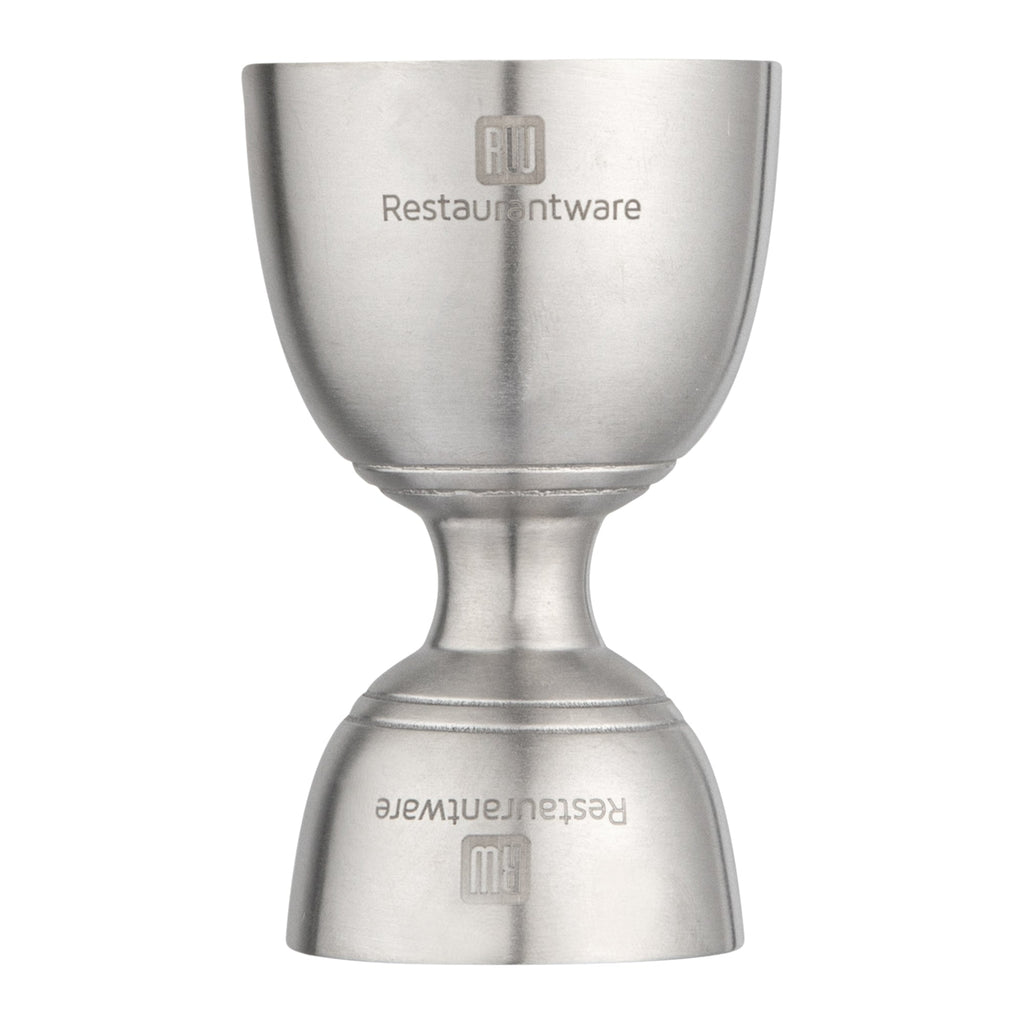 Bar Lux 1 oz / 2 oz Stainless Steel Jigger - Negroni - 1 count box